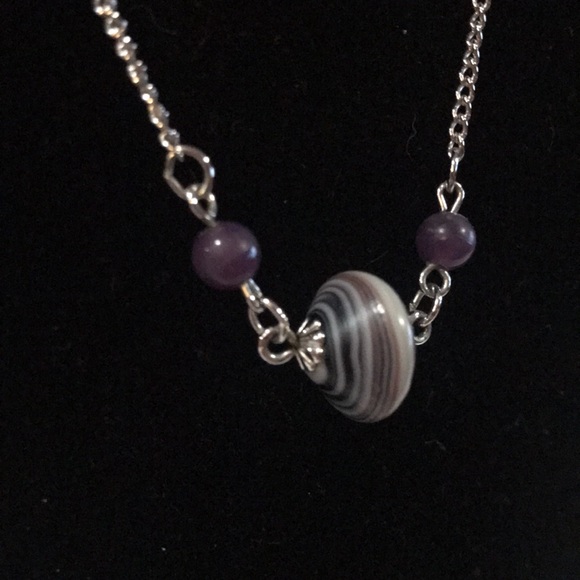 Sarah Cov Purple Necklace - Picture 1 of 10
